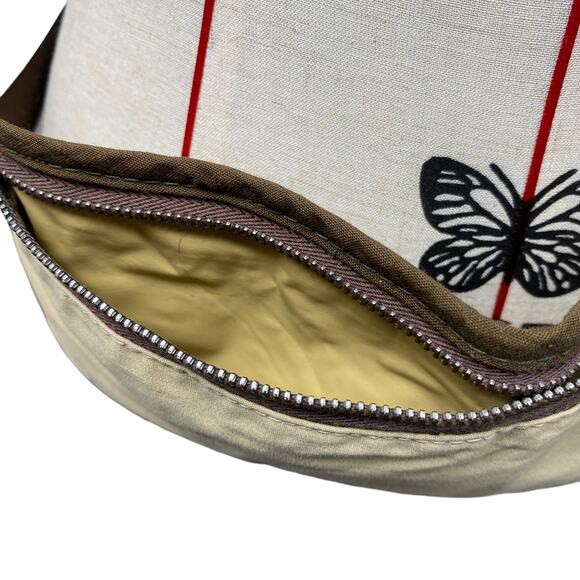 Vintage Tan Brown Flat Waist Bag Fanny Pack - Picture 4 of 6